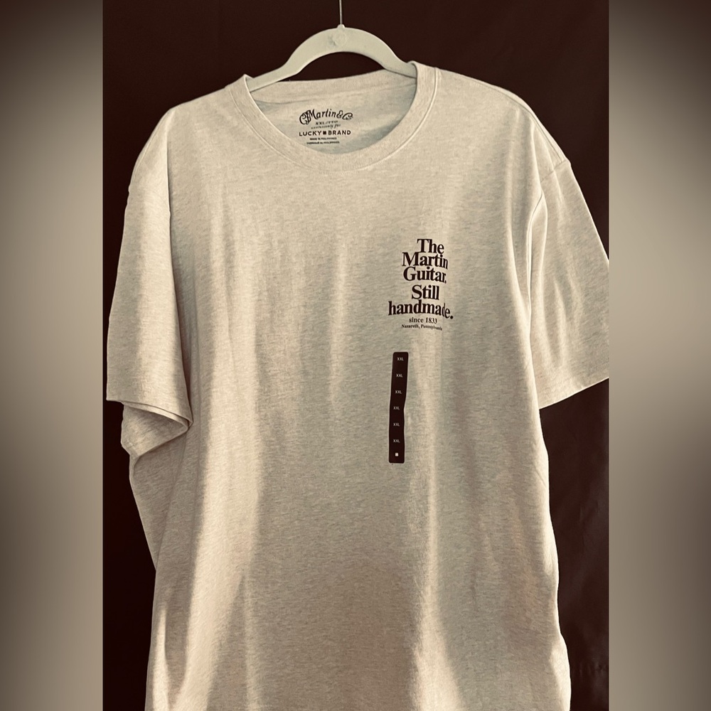 Lucky Brand Light Gray Graphic Tee